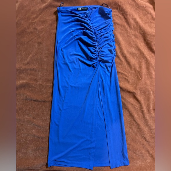 Zara Blue Maxi Skirt - Picture 1 of 1